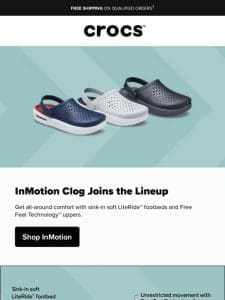 NEW InMotion Clog with 360-degree comfort