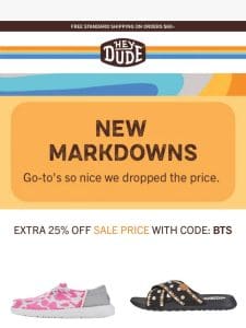 NEW MARKDOWNS