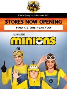 NEW Minions costumes