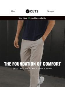 NEW RELEASE: Foundation Short & Joggers