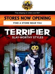 NEW Terrifier costumes & décor