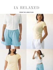 NEW: The Pleated Linen Short