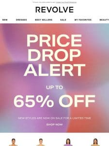 NOW UP TO 65% OFF