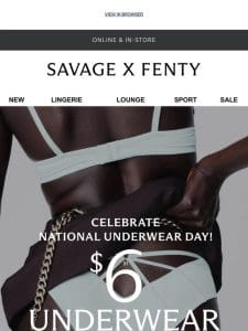 National Underwear Day: $6 Styles!