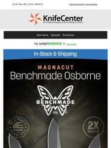 New Benchmade MagnaCut Osborne | In Stock & Shipping!