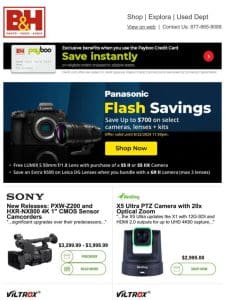 New Gear from Godox， Sony， SmallRig & Viltrox + Panasonic Flash Savings!