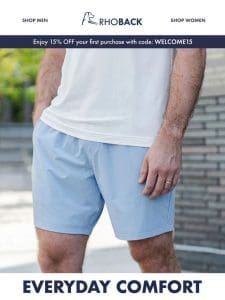 New: Ice Pick Blue Everyday Short