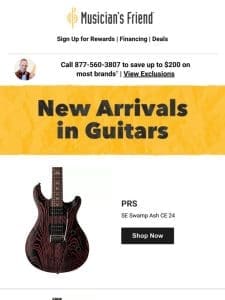 New from PRS， Ibanez and more