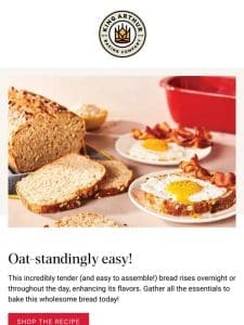 No-Knead Oat Bread ?