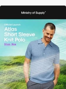 Official Launch: Atlas Short Sleeve Knit Polo