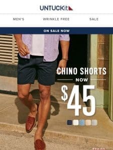 On Sale ? $45 Chino Shorts