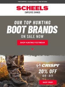 On Sale Now: Hunting Boots