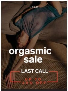 Orgasm Day Sale Ending