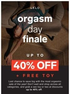 Orgasm Day finale – Last chance