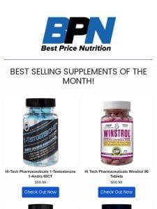 Our Top Selling Supplements of the Month!