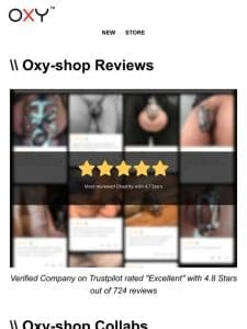 Oxy has been voted best Chastity Store ⭐