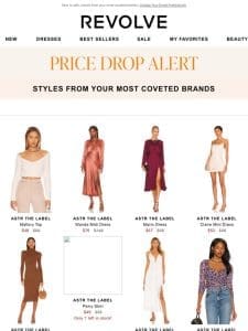 PRICE DROP on styles from your most loved brands!