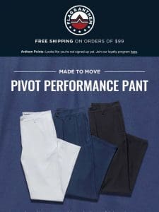 Pants Made To Move