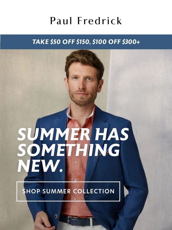 Peak Summer style. Up to $100 off.