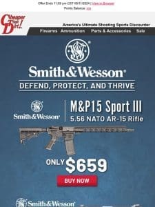 Pick Your S&W M&P Firearm Deal Now