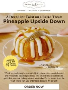 ?Pineapple Upside Down Bundtlets are Now Baking!