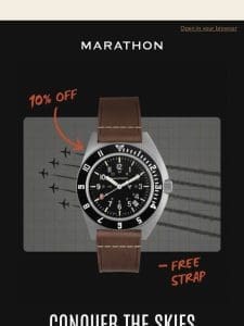 Prepare for Takeoff: Save on All Navigator Watches ✈️