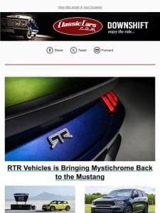 RTR Vehicles is Bringing Mystichrome Back to the Mustang