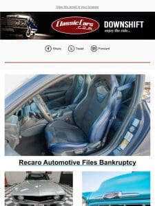 Recaro Automotive Files Bankruptcy