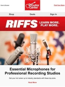 Record like a pro with these top studio mics