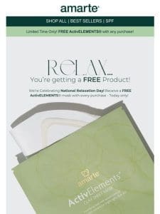 Relax! Your free sheet mask awaits!