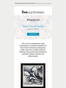 Robinhood Auctions | Premier Fine Art Auction