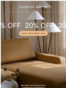 STILL HAPPENING: 20% Off Sitewide