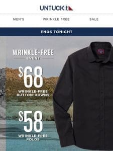 Sale Ends Tonight   Wrinkle-Free Shirts From $58