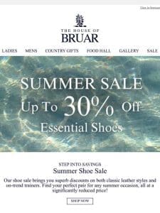 Sale – Up to 30% Off Shoes