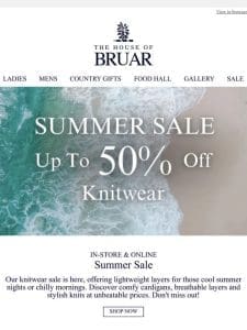 Sale – Up to 50% Off Knitwear