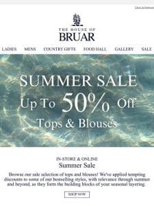 Sale – Up to 50% Off Tops & Blouses