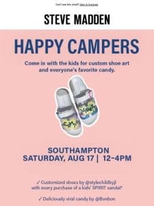 Saturday’s Calling: Time To Be A Happy Camper!