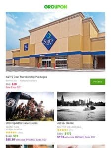 Save an extra $5 on your Sam’s Club Membership!