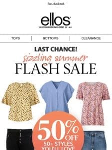 Say goodbye to Summer Flash Sale