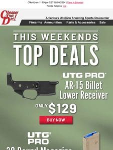 See This Weekend’s Best Deals on AR-15 Lowers， Ammo and Mags