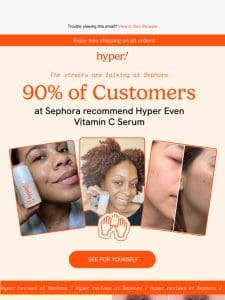 Sephora customers are loving our Serum