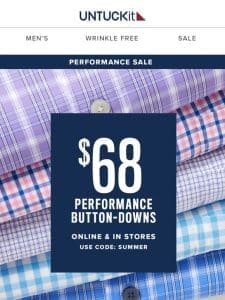 Shop The Performance Sale