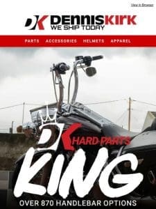 Shop denniskirk.com for the best handlebar options for Harley today!