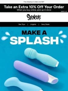 Shower-friendly sex toys