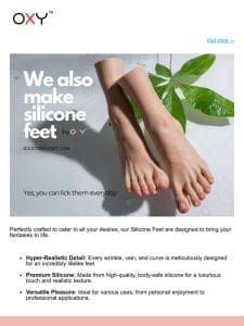 Silicone Feet – Ultra Realistic