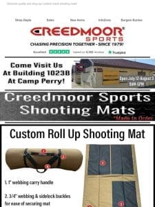 Spotlight On Quality: Creedmoor Sports Shooting Mats!