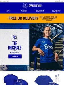 Stand Out in Blue: Get Your 2024/25 Home & GK Kits