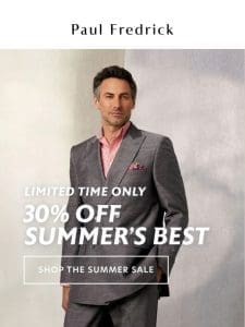 Starting now: The Summer Sale