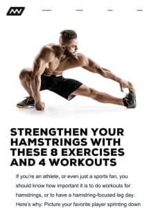 Strengthen Your Hamstrings With These 8 Exercises and 4 Workouts