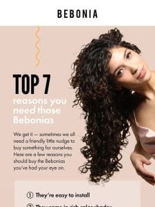 Stunning curl transformations made easy with Bebonia